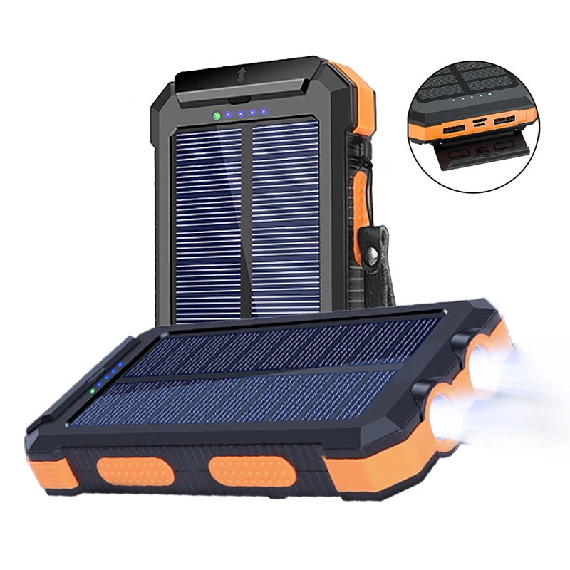 10000mAh 20000mAh 30000mAh Camping Emergency Home Portable Solar Power Bank Powerbank