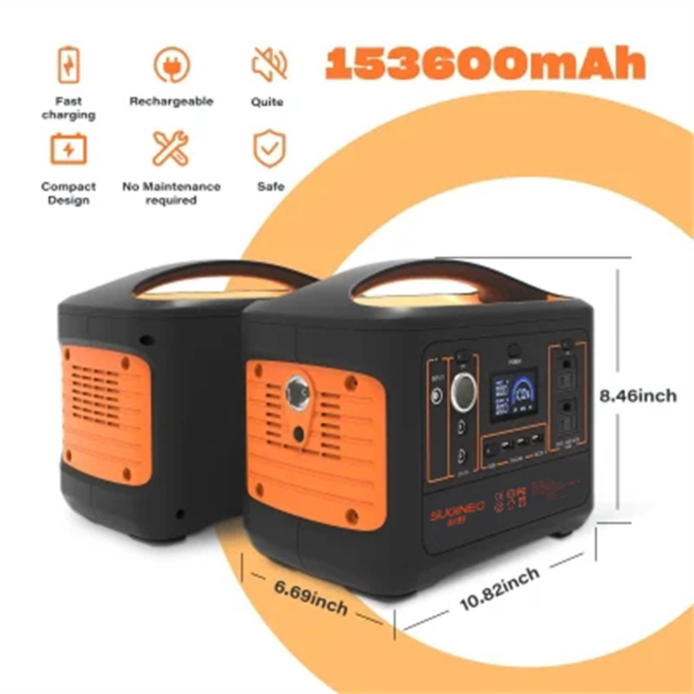 173000mAh/640wh Portable Power Supply Solar Power Generator Home Emergency Backup Battery 600W Portable Power Station